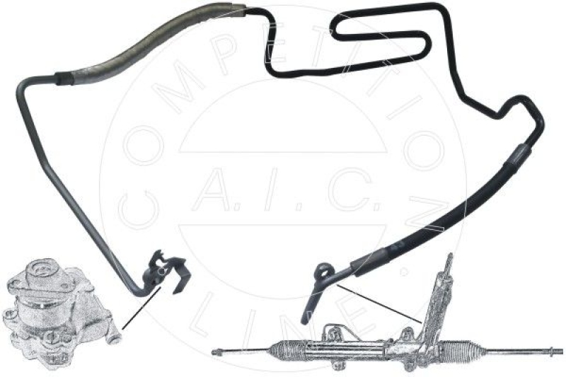 AIC Hydraulic Hose, steering system Original AIC Quality