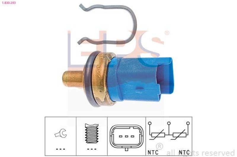EPS Sensor, Kühlmitteltemperatur Made in Italy - OE Equivalent