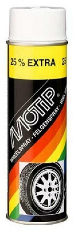 MOTIP Lack Wheelspray schwarz glänzend 500 ml