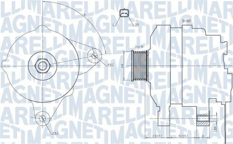 MAGNETI MARELLI Generator 63731665010