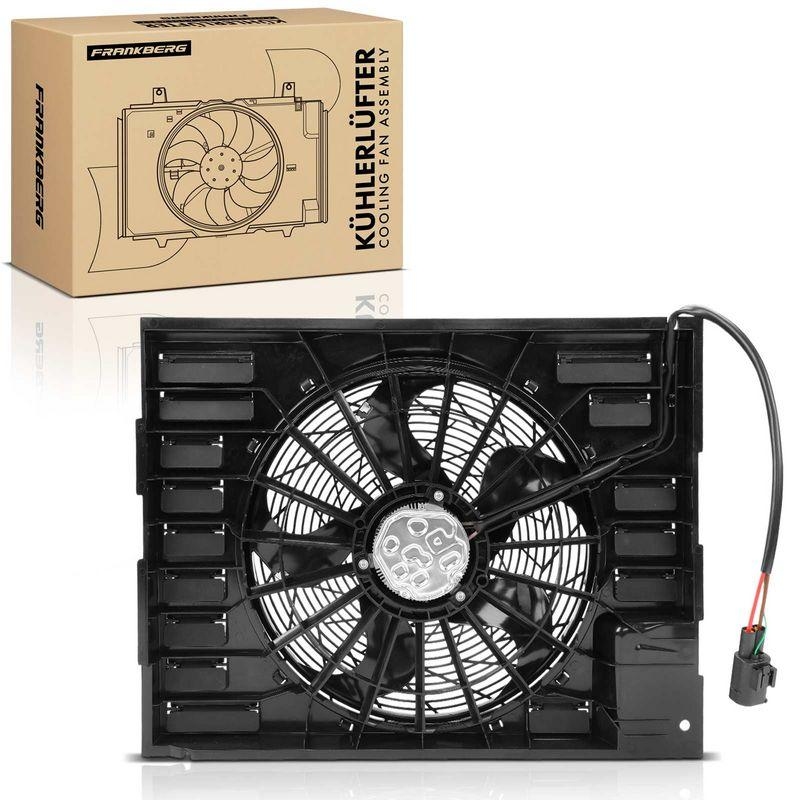 1x Frankberg Motork&uuml;hler Einfachl&uuml;fter mit K&uuml;hlerl&uuml;fterrahmen passend f&uuml;r BMW 7er E65 E66 E67 735i 745i 760i 5481FB0043382