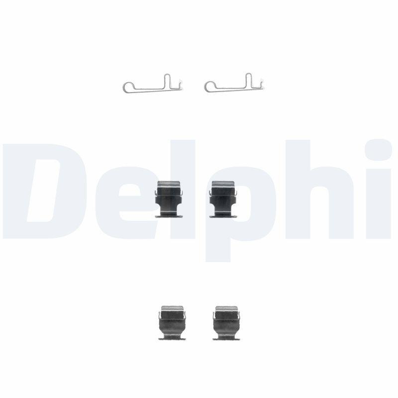 DELPHI Zubeh&ouml;rsatz, Scheibenbremsbelag LX0378