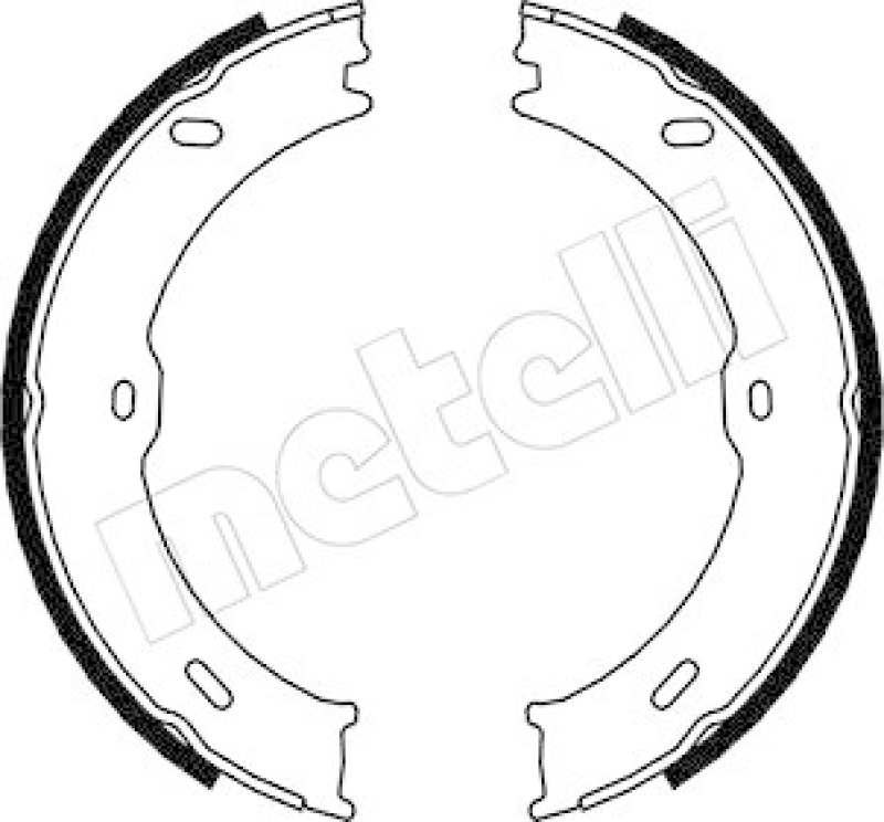 METELLI Brake Shoe Set, parking brake