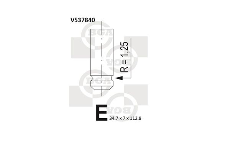 BGA Intake Valve