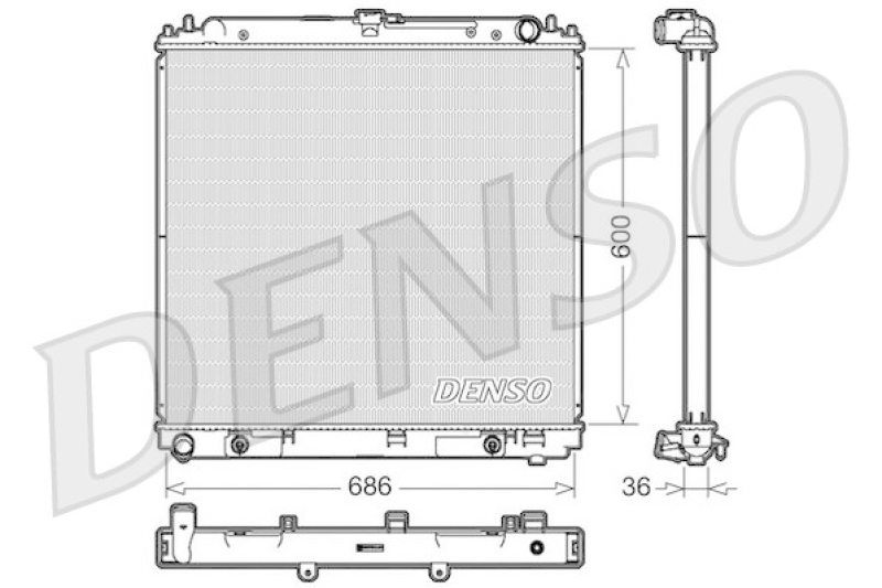 DENSO K&uuml;hler, Motork&uuml;hlung DRM46032