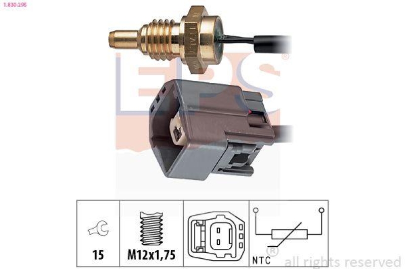EPS Sensor, Kühlmitteltemperatur Made in Italy - OE Equivalent