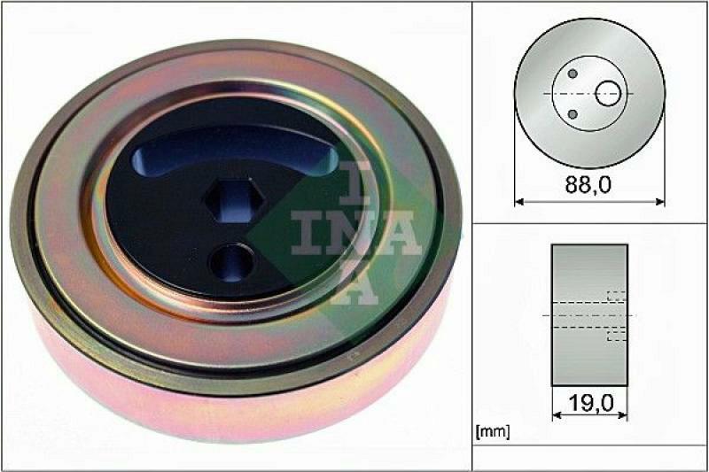 INA Tensioner Pulley, v-ribbed belt