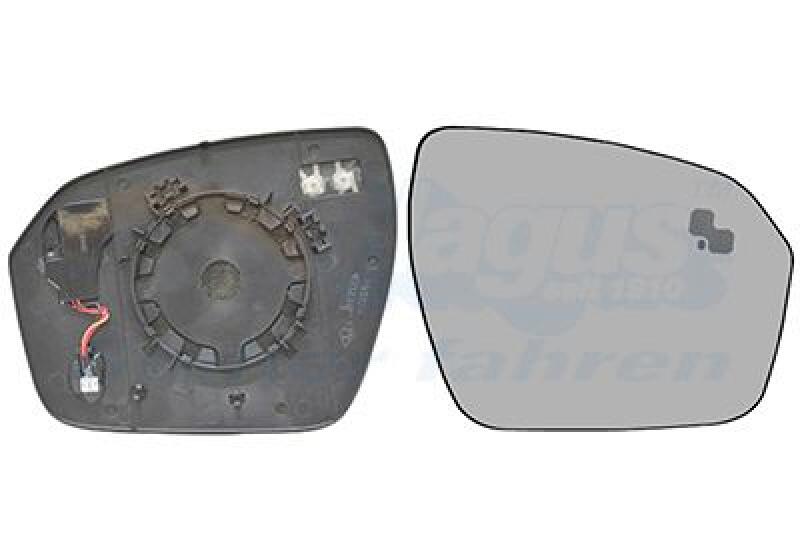 VAN WEZEL Mirror Glass, outside mirror * HAGUS *