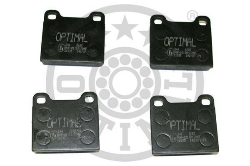 OPTIMAL Brake Pad Set, disc brake