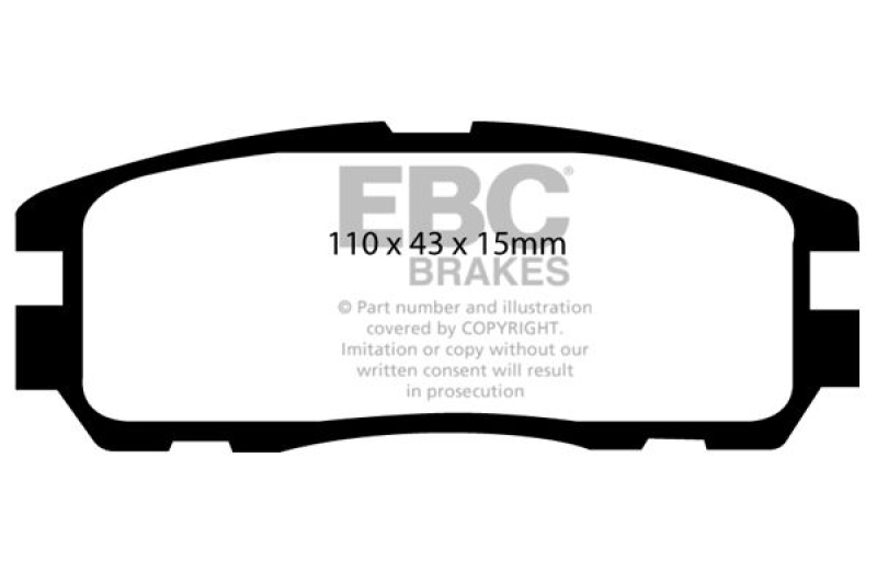 EBC Brakes Brake Pad Set, disc brake