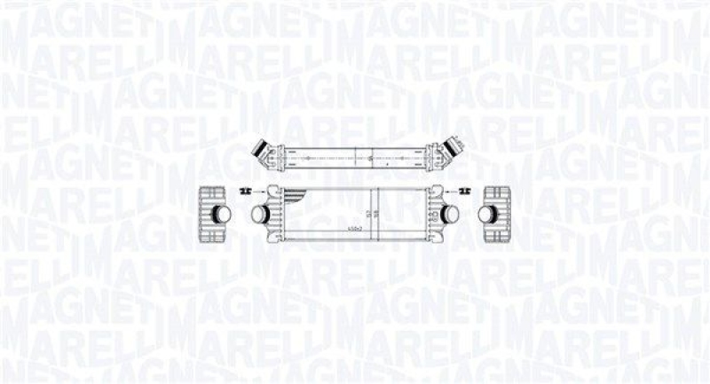 MAGNETI MARELLI Ladeluftkühler