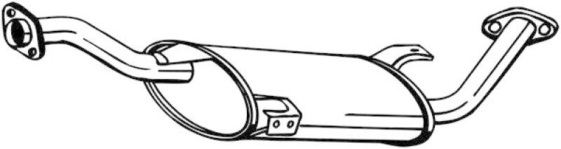 BOSAL Mittelschalld&auml;mpfer 154-549