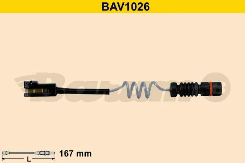 BARUM Warning Contact, brake pad wear