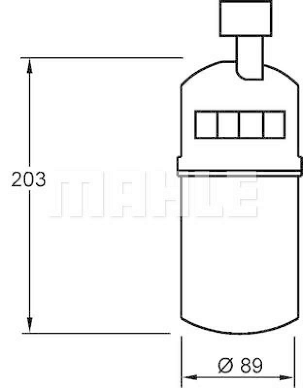 MAHLE Trockner, Klimaanlage AD 275 000S