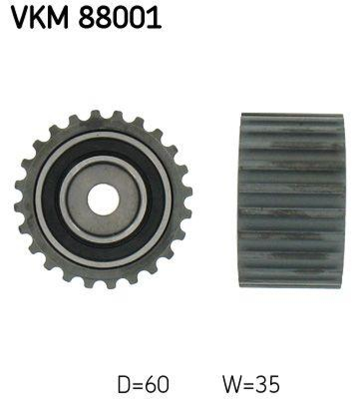 SKF Umlenk-/Führungsrolle, Zahnriemen