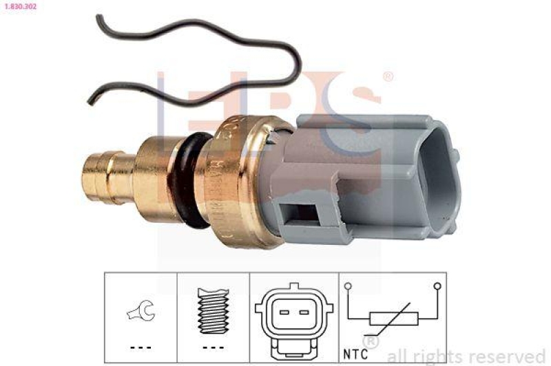 EPS Sensor, Kühlmitteltemperatur Made in Italy - OE Equivalent