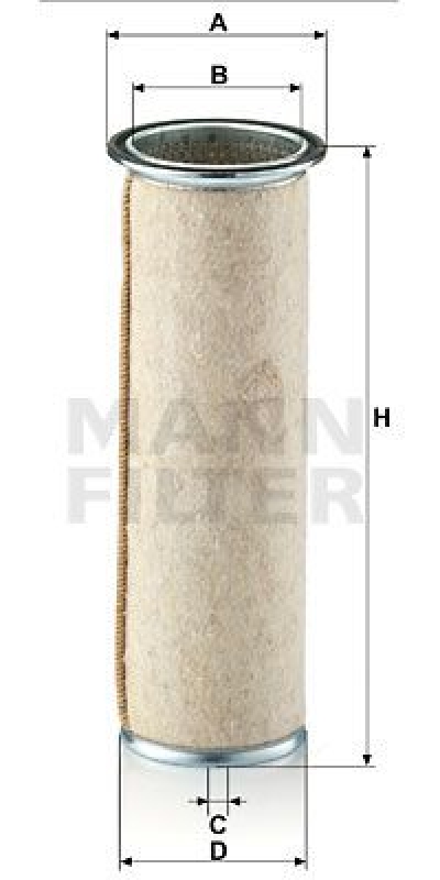 MANN-FILTER Secondary Air Filter