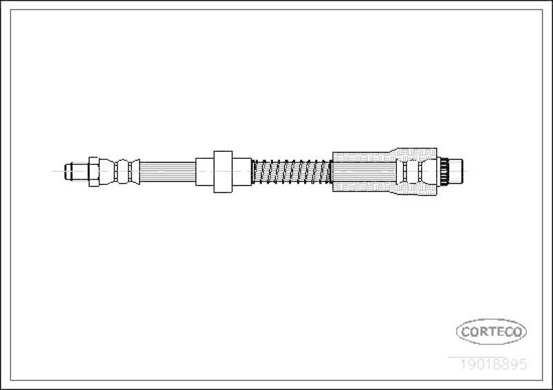 CORTECO Brake Hose