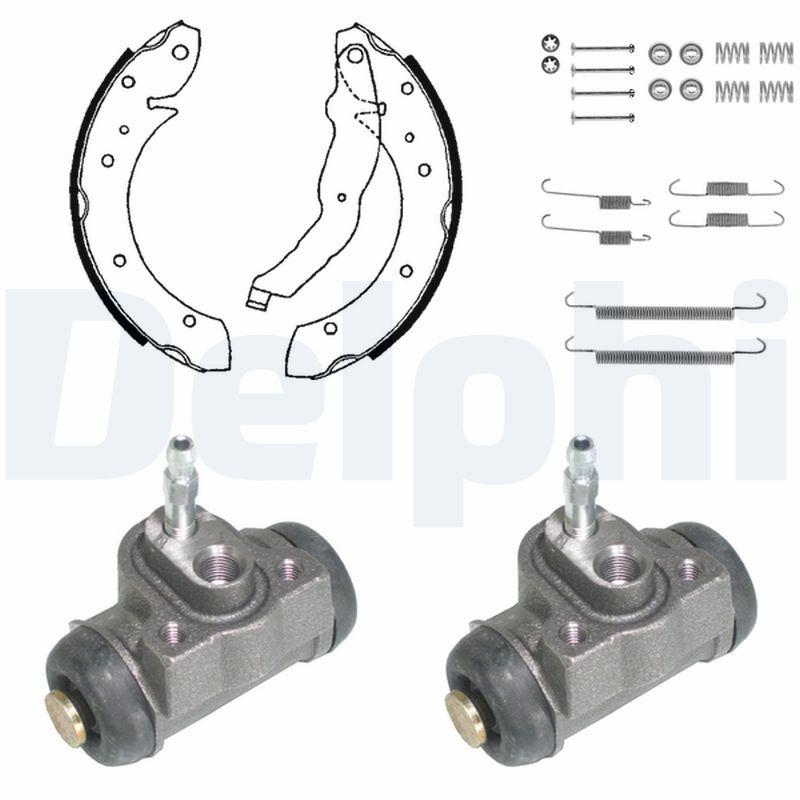 DELPHI Brake Shoe Set