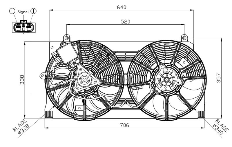 NRF Fan, engine cooling