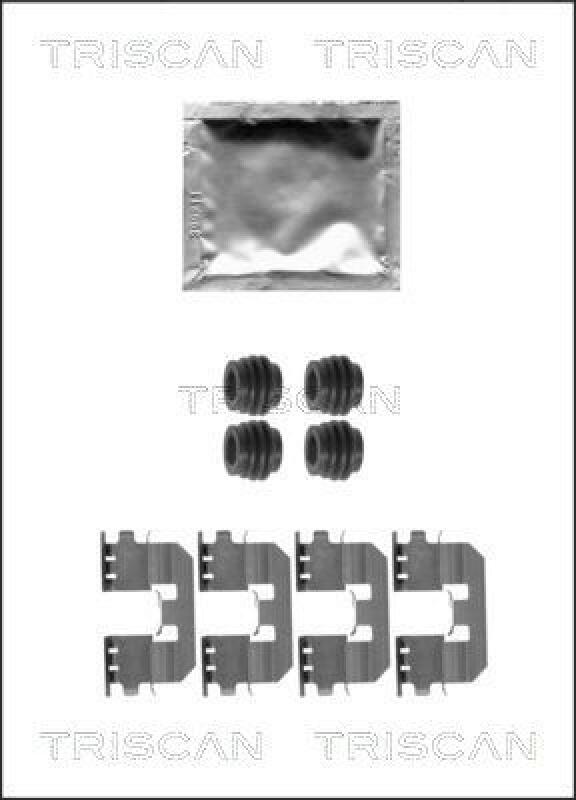 TRISCAN Accessory Kit, disc brake pad