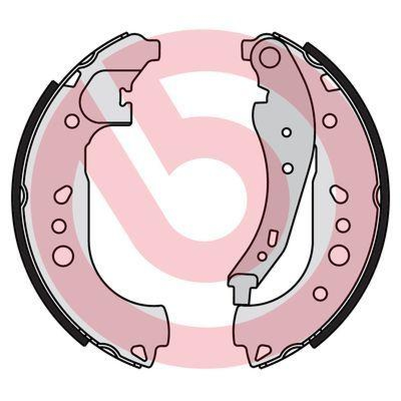 BREMBO Brake Shoe Set ESSENTIAL LINE