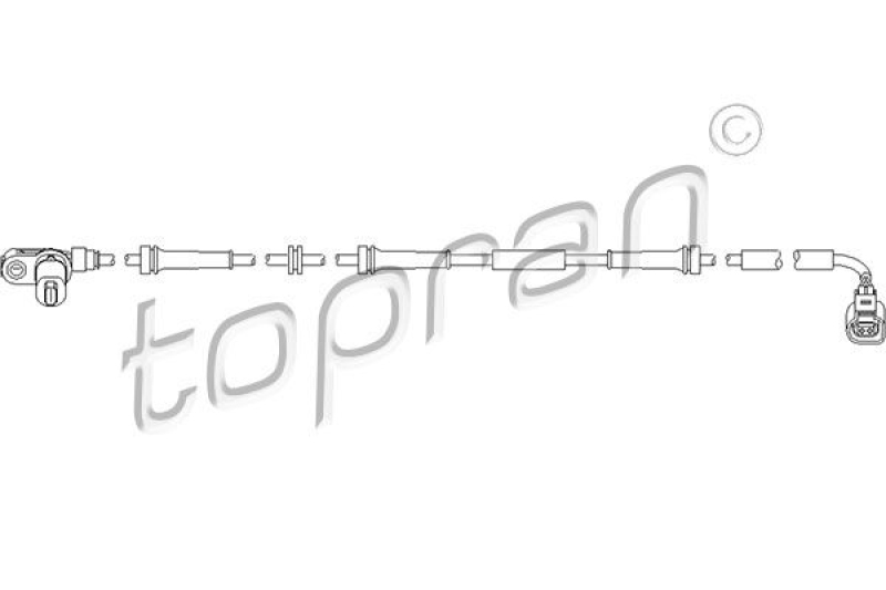 TOPRAN Sensor, Raddrehzahl