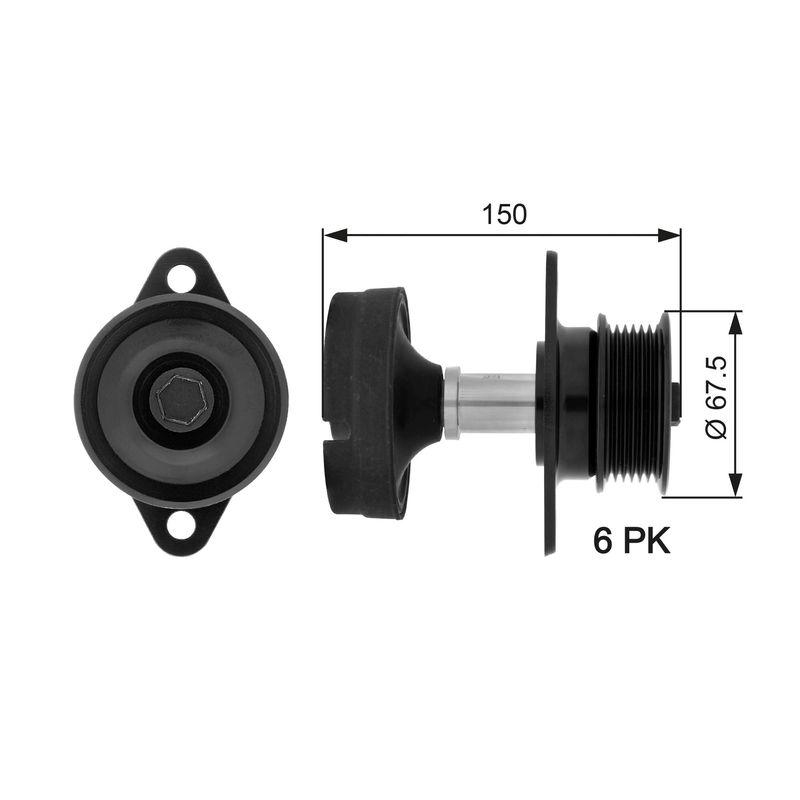 GATES Alternator Freewheel Clutch DriveAlign®