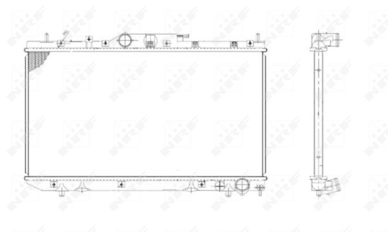 NRF Radiator, engine cooling