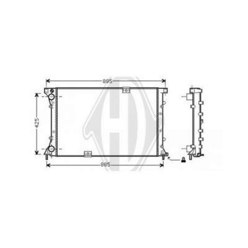 DIEDERICHS Kühler, Motorkühlung DIEDERICHS Climate