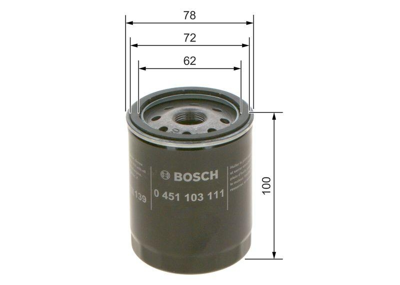 BOSCH &Ouml;lfilter 0 451 103 111