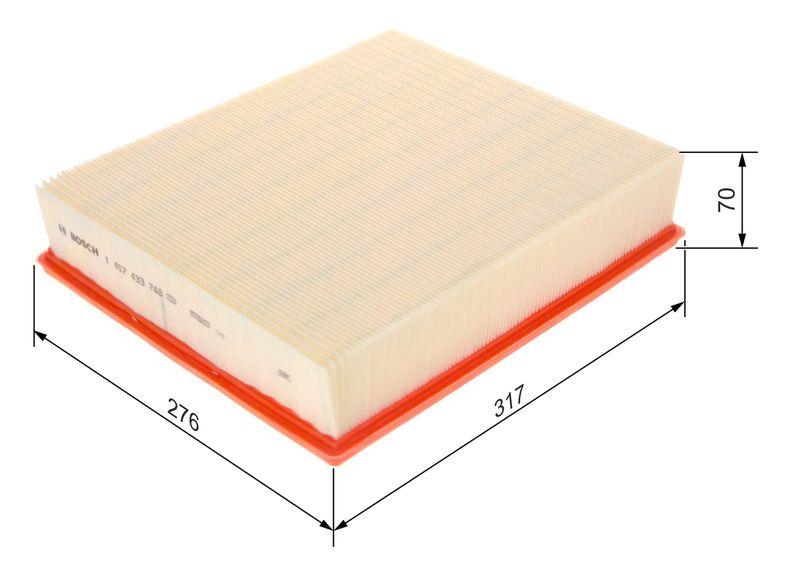 BOSCH Luftfilter 1 457 433 748