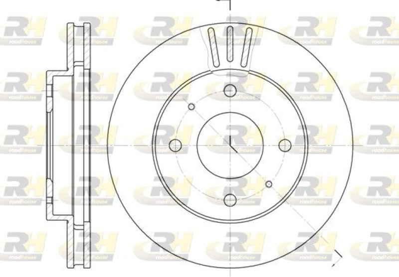 2x ROADHOUSE Bremsscheibe