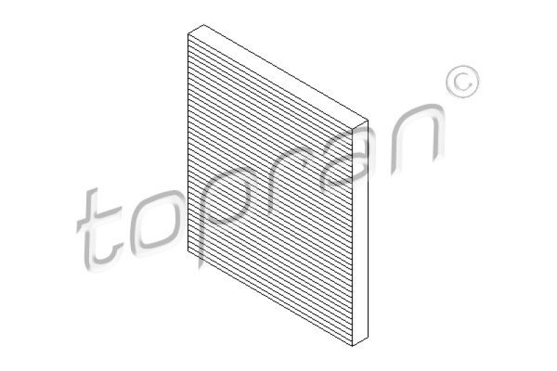 TOPRAN Filter, Innenraumluft