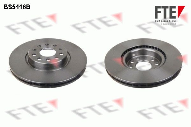 2x FTE Bremsscheibe COATED RANGE 9081214