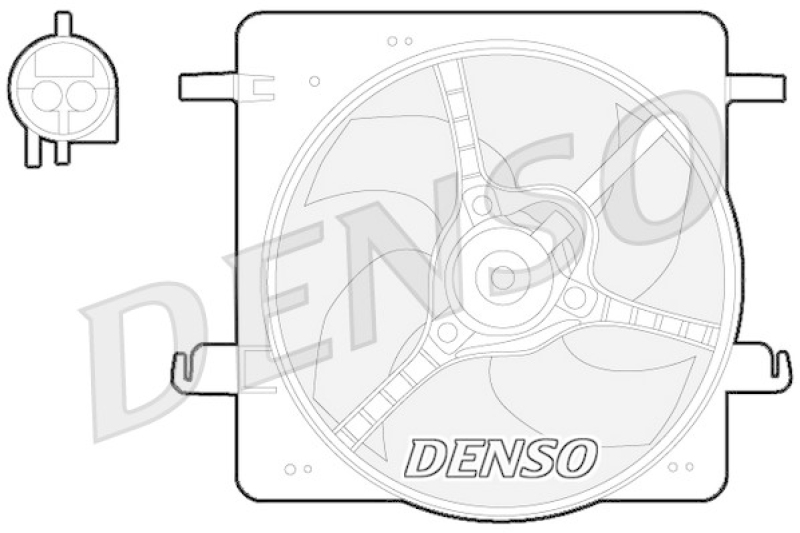 DENSO L&uuml;fter, Motork&uuml;hlung