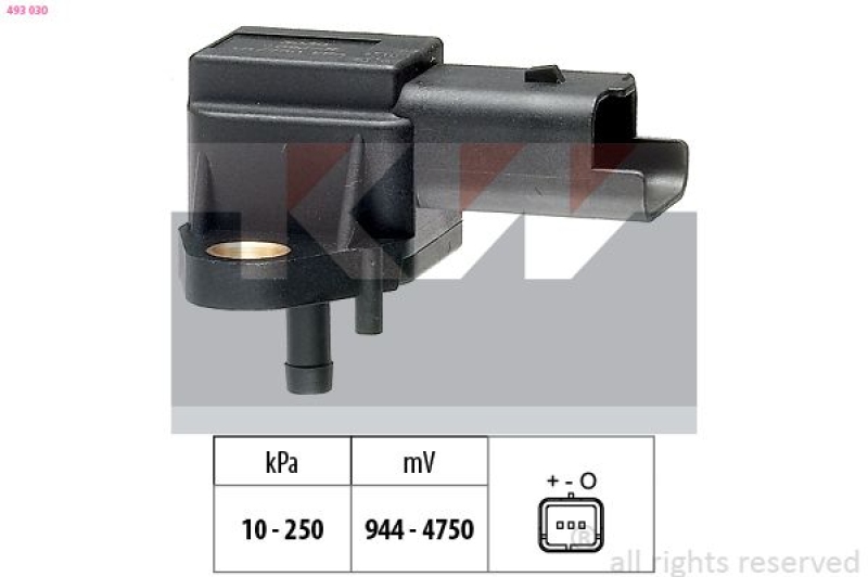 KW Luftdrucksensor, Höhenanpassung Made in Italy - OE Equivalent