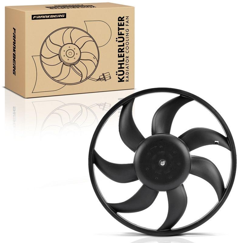 1x Frankberg Motork&uuml;hler Einfachl&uuml;fter ohne K&uuml;hlerl&uuml;fterrahmen passend f&uuml;r Opel Meriva B MPV S10 1.4L 5481FB0043390