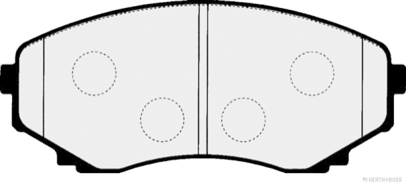 HERTH+BUSS JAKOPARTS Brake Pad Set, disc brake