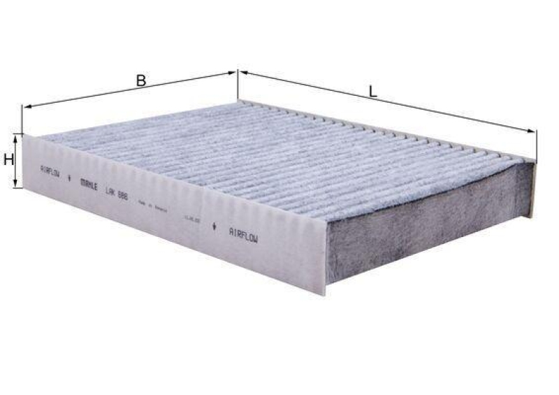 MAHLE Filter, Innenraumluft LAK 686