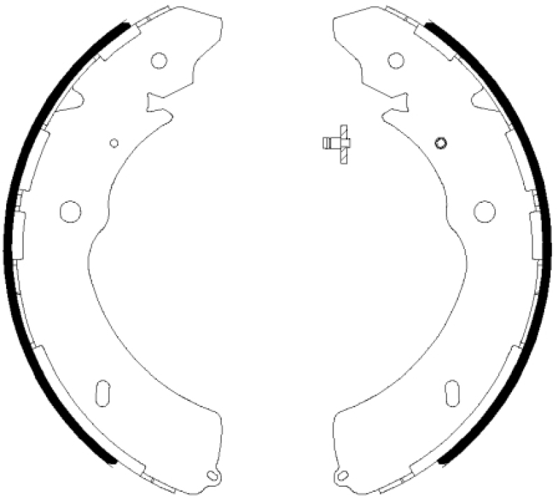HELLA Brake Shoe Set