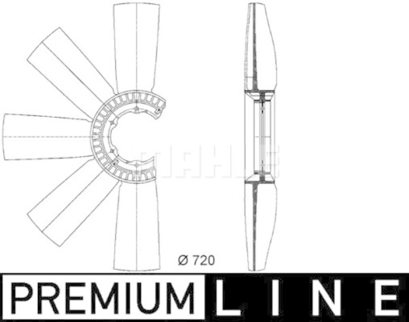 MAHLE Lüfterrad, Motorkühlung BEHR *** PREMIUM LINE ***