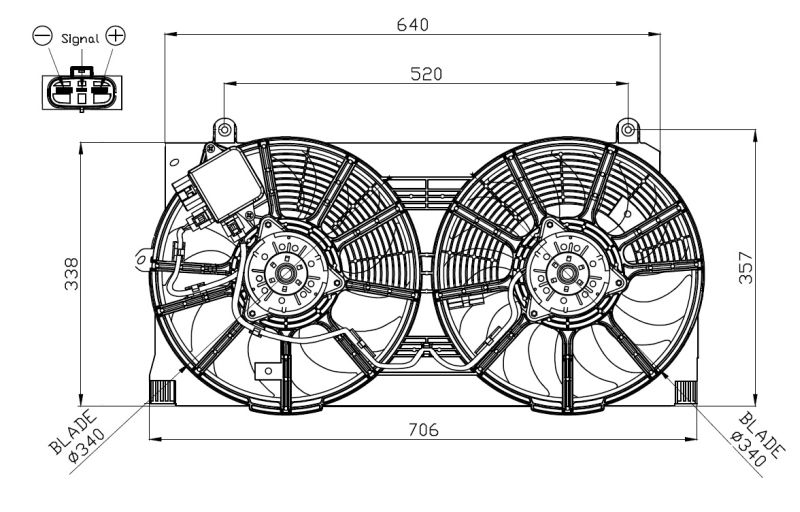 NRF Fan, engine cooling