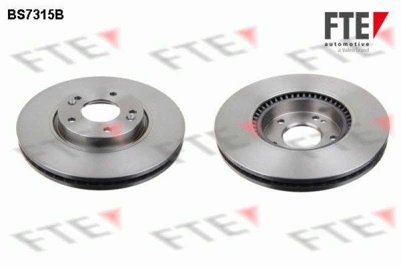 2x FTE Bremsscheibe COATED RANGE