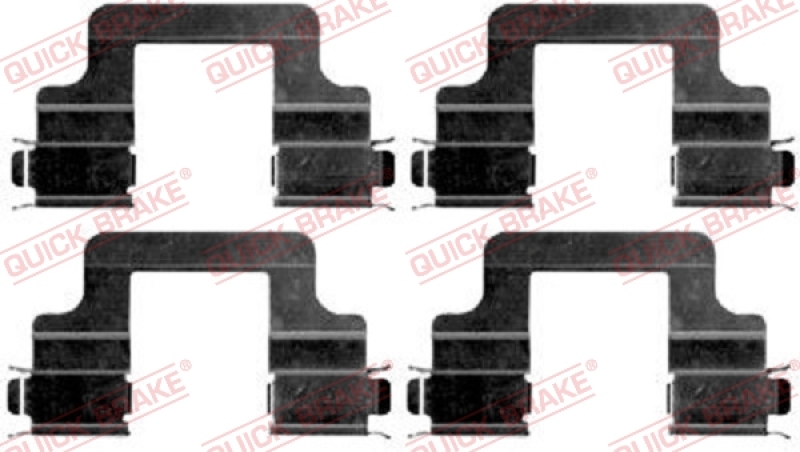 QUICK BRAKE Zubehörsatz, Scheibenbremsbelag