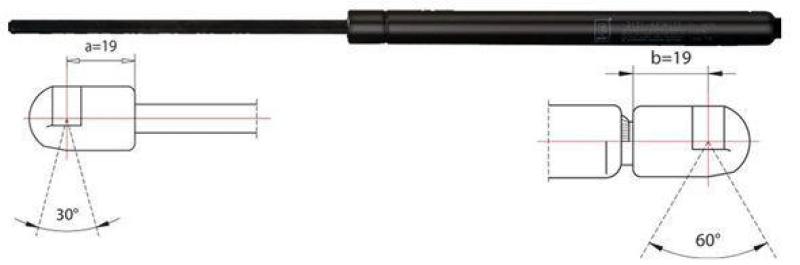 METZGER Gas Spring, boot-/cargo area