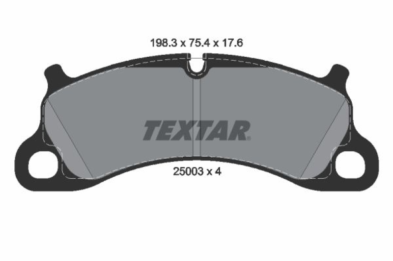 TEXTAR Bremsbelagsatz, Scheibenbremse Q+ 2500301
