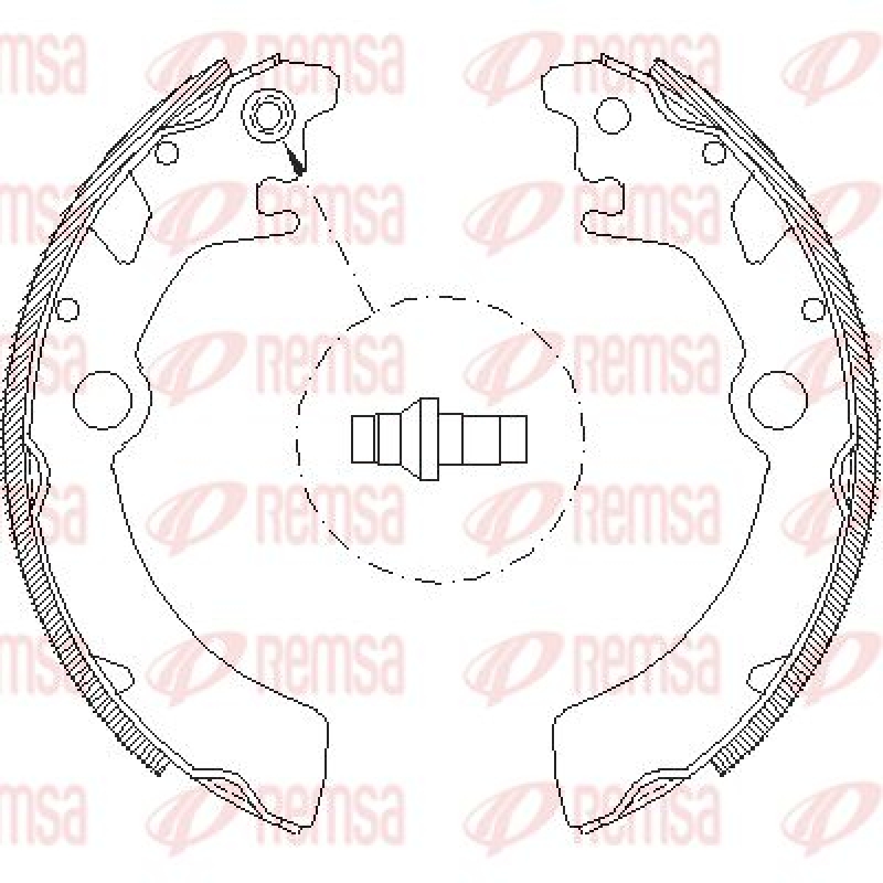 REMSA Brake Shoe Set