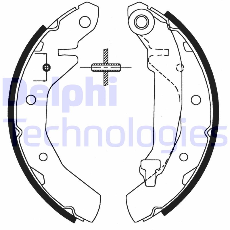 DELPHI Bremsbackensatz LS1821