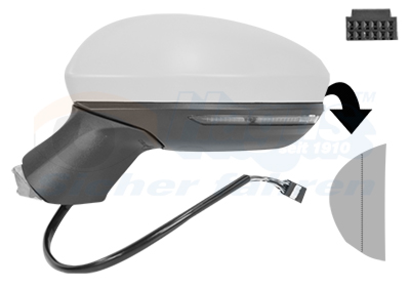 VAN WEZEL Exterior Mirror